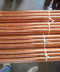 Stack of 10 Pack Dope 8ft Five Eighth Inch Copper Bonded Ground Rods UL Listed Industrial Grade Earthing Electrodes