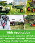 Wide application of Heavy Duty 2 Pack Inner Tubes For 18x8.50-8 And 18x9.50-8 Tires with TR-13 Valve on various equipment