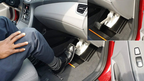 Dual Platform Brake Pedal Set For Instructors And Students Passenger Side Brake For Drivers Ed Training Drillless Design Universal Fit