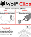 Installation guide for Picatinny Rail Headlamp Mount for Hard Hats No Tools Needed Clip On Attachment Durable PETG Construction