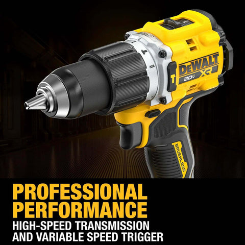 Pro Grade Brushless Cordless Hammer Drill Kit Paired With Half Inch Chuck And Five Amp Hour Battery Plus Lightning Charger close-up of the chuck.