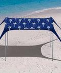 Limited Edition Corona Beach Tent Sun Shelter With Easy Pop Up Setup UPF50 Plus Sun Coverage 10 By 10 Feet Portable Beach Canopy on sand