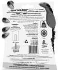 Heavy Duty Adjustable Furniture Levelers For Indoor And Outdoor Use Kick The Wobble Out Screw In Leg Glides All Season Durable For Tables Chairs And Decks Rock Solid Easy Install pack of 8 with installation instructions.