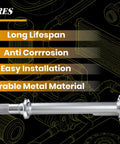 Honda Odyssey Pilot CV Intermediate Shaft Replacement 2005 2006 2007 Easy Install Be Ready to Roll Replaces 44500SJKJ00 Axle Half Shaft Assembly Drivetrain Upgrade silver metal shaft