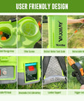 4 Gallon Battery Powered Backpack Sprayer For The Yard With 100 PSI Electric Garden Sprayer That Plays Nice With Makita 18V Batteries, Telescopic Wand, Five Nozzles, Includes 2.6Ah Battery And Charger For Easy Yard Spraying