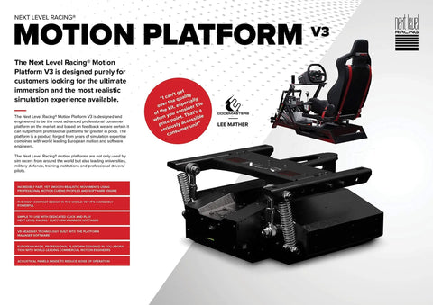 Seat Move Motion Platform V3 For Racing Sim Rigs European Made Professional Motion System With Crazy Fast Smooth Movement For High End Sim Setups Including CXC Simulations, black metal seat platform