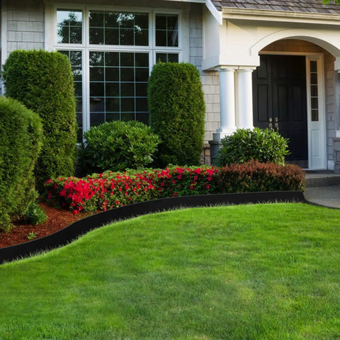 40 Foot Landscape Edging Kit With 48 Spikes Flexible Lawn Border for Flower Beds Pathway and Yard Easy Install No Dig Design