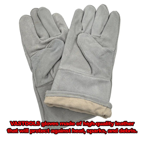 Must Have Pro Grade Welding Tool Set 6 Piece Kit With Chipping Hammer 10.5 Inch Leather Welding Gloves 13.5 Inch