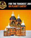 Brown Waterproof Polyurethane Glue 8 Oz Heavy Duty All Purpose Adhesive That Expands Into Materials For A Beastly Ultra Strong Bond