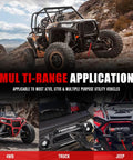 ATV with 12V Electric Winch With Synthetic Rope 4500Lbs Wireless Towing Kit For ATV UTV Off Road Be A Beast Recovery Gear