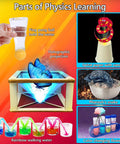 272 Experiments Science Kit For Kids Chemistry Set And STEM Toys For Boys And Girls With rainbow water and physics learning.