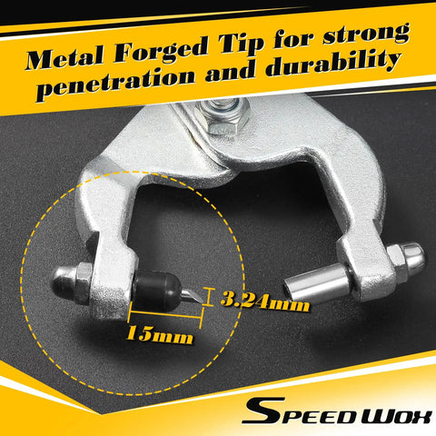 10 Inch Ceiling Grid Punch Pliers For Rivets 3.24mm Grid Hole Puncher with metal forged tip for durability