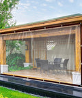 Clear Heavy Duty Tarp 8x10 Ft Waterproof With Grommets For Greenhouse Rainproof Cover on outdoor patio structure