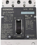 Heavy Duty 100 Amp Circuit Breaker Three Pole 480 Volt Unit With 65Ka Interrupt Rating Class H Voltage Limiting Tech front view.