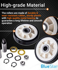 Dryer Drum Roller Kit 12001541 303373K Replacement For Maytag Crosley JennAir Dryers Easy Install DIY Friendly Kit Components