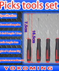 5 Piece Spring Hook And O Ring Pick Set For Automotive And Motorcycle Maintenance Oil Seal Removal Tools Gasket And O Ring Picks Versatile Hook And Pick Kit For Mechanics, 16.5cm steel picks