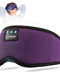 Bluetooth Sleep Mask With Built In Sleep Headphones For Travel Napping And Night Shifts All Night Comfort Ultra Soft Breathable Fabric close-up