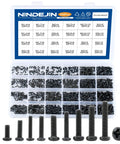 650 Piece Laptop Screw Kit For Replacement And Repair With Miniature Screws in M1.4 M1.7 M2 M2.5 M3 Sizes in storage box