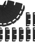 15 Piece Interior Door Hinge Shims Set for DIY Realignment, 3.5 Inch Hinge Spacers to Quickly Fix Air Leaks, Sticking, and Misaligned Doors, Trimable 0.06in PVC Spacers, Easy Install Home Repair Kit
