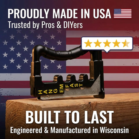 Joist Hanger Installation Jig For 2x4 To 2x12 Deck Framing Fast Time Saver Pro Grade Tool For Quick Hangers Precise Spacing And Smooth Installation With Standard Joist Nailer Compatibility