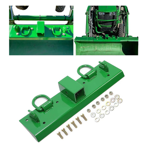 Tractor Grab Hooks 4.96 Inch Wide By 21.93 Inch Long Bolt On For John Deere Tractors 2 Inch Receiver Heavy Duty Steel Hook Mounts