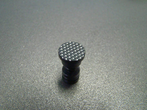 870 Extended Safety Honeycomb Pattern Lever In Satin Black, Made In USA, Heat Treated Steel, Satin Black Oxide Finish