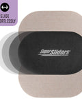 Three And One Half Inch By Six Inch Oval Felt Furniture Sliders Set Of Four For Hard Surfaces Anti Slip Moving Pads Beige