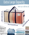 Heavy Duty Moving Bags Set Hassle Free Extra Large Storage Bags With Reinforced Handles And Strong Zippers Foldable And Reusable
