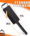Portable Shag Bag for Golf Balls With Removable Tube Holds Up To 70 Balls Lightweight Ball Retriever For Easy Pickup And Practice Orange with dimensions