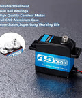 Beefy 45KG High Torque RC Servo Coreless 8.4V Metal Gear Low Profile Waterproof For 1 8th 1 10th 1 12th Scale Cars DIY Robots