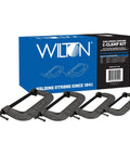 540A Series Carriage C Clamp Kit Built Tough With Ductile Iron Frames And Black Oxide Coated ACME Spindles Front View