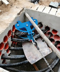 Heavy Duty Cable Puller Sheave For Smooth Wire And Cable Feeding, Industrial Steel Cable Pulley With 3 Solid Wheels