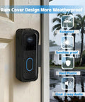 No Drill Anti Theft Doorbell Mount For Blink Cams With Non Blocking Motion Sensor Design Renter Friendly Installation weatherproof holder
