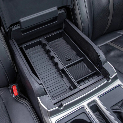Center Console Organizer Tray For Ford F Series Trucks 2015 To 2024 F150 F250 F350 F450 And Expedition Half Size Pallet Insert