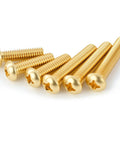 Socket Cap Screws Set M2 Through M8 Brass Cross Head Bolts Copper Threaded Fasteners For Electronics, Furniture And Precision Machinery