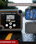 Heavy Duty Dual Battery Isolator Kit with silicone sealed layer, IP65 waterproof, and LED display for Truck Camping and Off Grid Adventures.