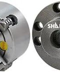 4 Inch 4 Jaw Independent Lathe Chuck With Solid Hard Jaws, 1 To 10 TPI Back Plate, Semi Machined Three Point Nine Three Inch Backing Plate