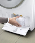 TwinDos Care Cleaning Agent For W1 Washing Machines Rinse TwinDos Dispenser Remove Deposits Keeps Auto Dispensing System Running Smooth Hygienic Results 1.4 L, hand inserting bottle
