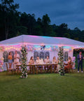 10x30 Ft Party Tent Outdoor Canopy For Parties With 8 Removable Sidewalls Waterproof Gazebo Style Backyard Shelter