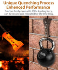 Heavy Duty Brick Hook Clips 4 Pack For Outdoor Hanging On Brick Walls Fits Queen Size Bricks 2.5 To 2.75 Inches No Drill No Nails