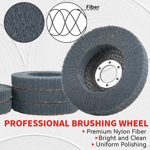 10 Pack 320 And 600 Grit Scour Flap Discs For 4.5 Inch Angle Grinder Grind Ready Metal And Wood Polishing Sanding Rust Removal