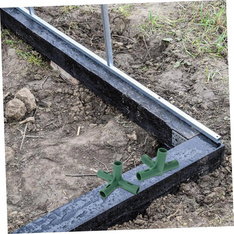 Greenhouse Accessory Kit With Adapters And Connectors For Easy Plug And Play Garden Builds Durable Plastic Tube Clips And Parts Supplies Ready To Secure Your Frames And Rails