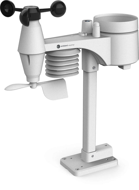 Smart Weather Station Setup Ready With WiFi Remote Monitoring And Alerts For Home And Backyard Indoor Outdoor Sensor Array