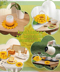 Beginner Crochet Kit Starter Set With Coasters And Plant Pot Projects displayed in various home settings