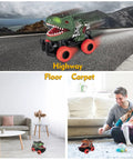Kid Friendly Dinosaur Remote Control Car For Ages 3 To 7 Totally Fun Dino RC Toy With Shockproof Tires