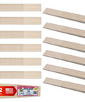 Wood Shims For Leveling 12 Shims 8 Inch Length Quick Snap Pine Wedges Tapered For Doors Windows Cabinets Indoor Use