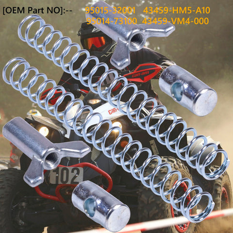 Two Sets Heavy Duty Rear Brake Adjuster Hardware Kit For Honda ATV FourTrax Foreman Rancher Recon TRX Series Replaces OEM