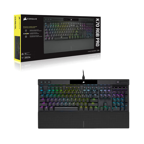Corsair K70 RGB Pro Elite Mechanical Gaming Keyboard With Cherry MX Red Switches and RGB lighting features