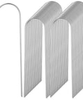 U Shape Drip Irrigation Stakes Pack Of 150 Heavy Duty Galvanized Garden Staples 6 Inch Rust Resistant Landscape Stakes For Securing Tubing