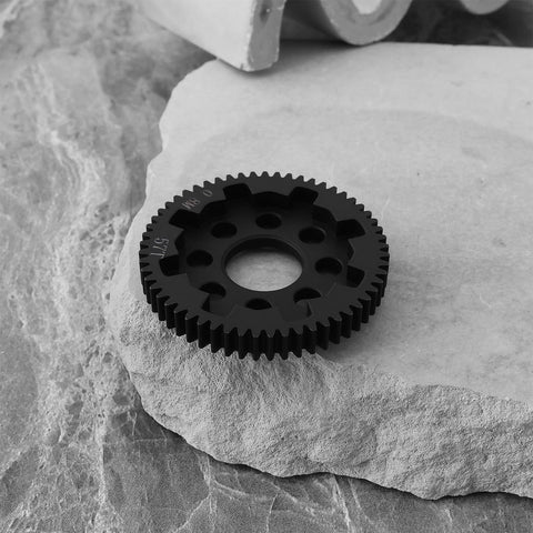 32P 0.8 Mod 57T Carbon Steel Spur Gear For Arrma 1/10 3S RC Cars Compatible With Granite Senton Big Rock Kraton Vorteks Outcast 4S